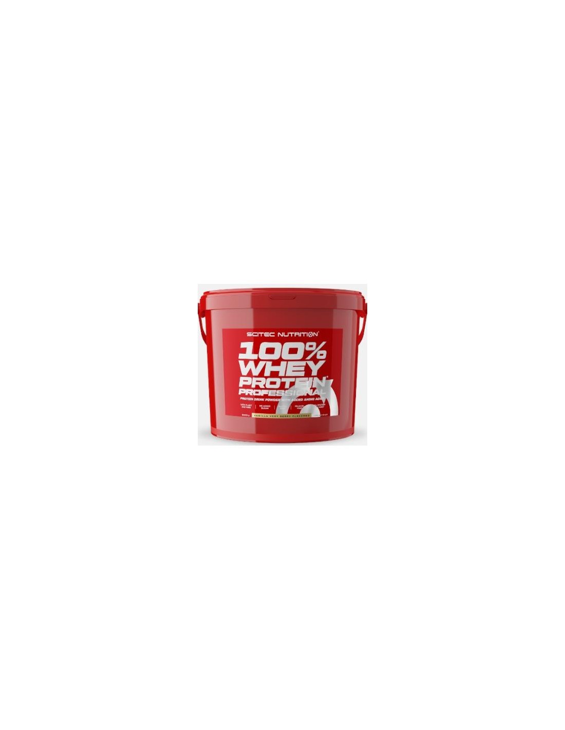 100% Whey Protein 5000G Vainilla-Frutas Del Bosque de Scitec Nutrition