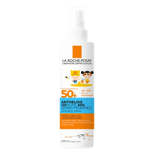 Anthelios uvmune400 dermo-pediat spray invisible spf 50+ 1 envase 200 ml