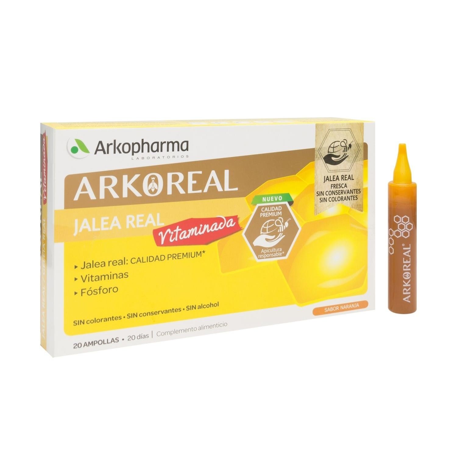 Arkoreal Jalea Real Vitaminada 500 (20 Ampollas)