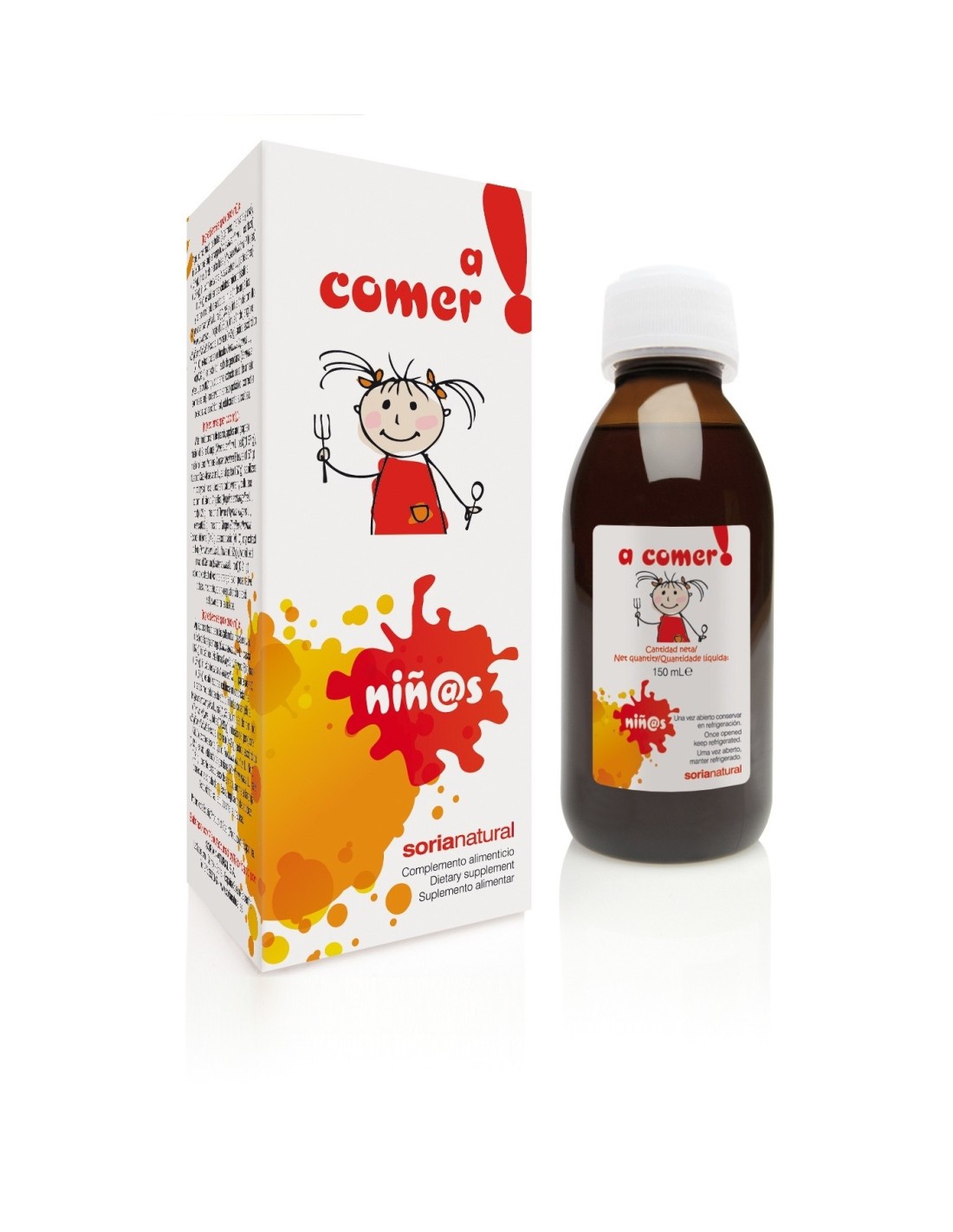 A Comer Niños Jarabe 150Ml. de Soria Natural