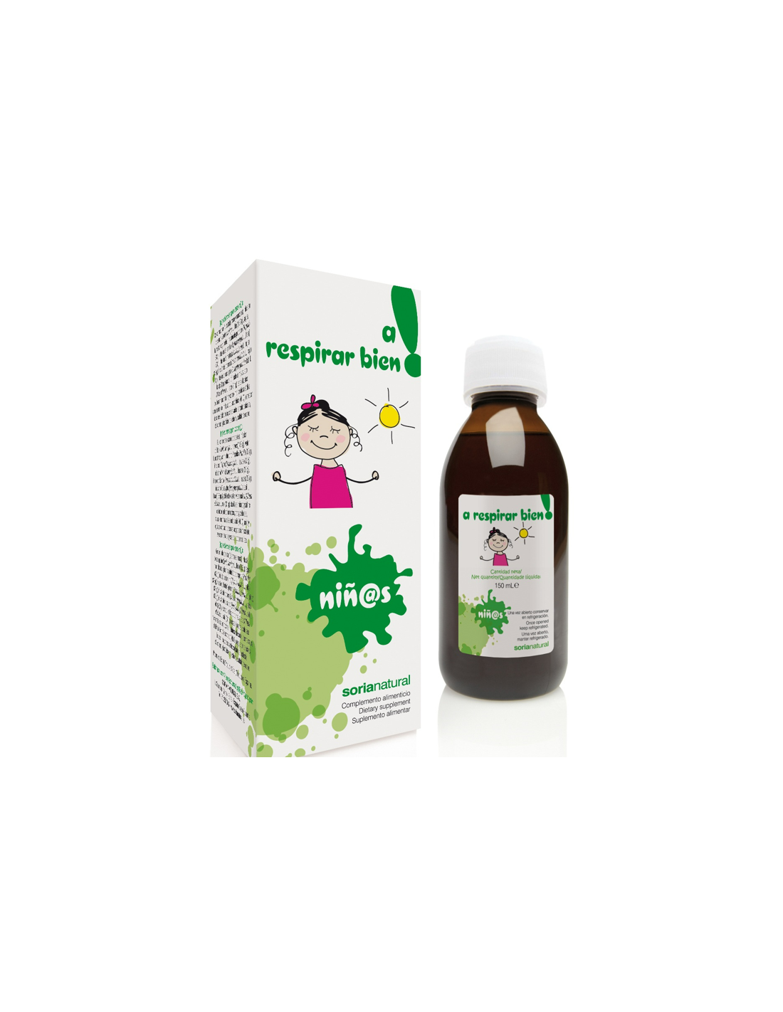 A Respirar Bien Niñ@S Jarabe 150Ml. de Soria Natural
