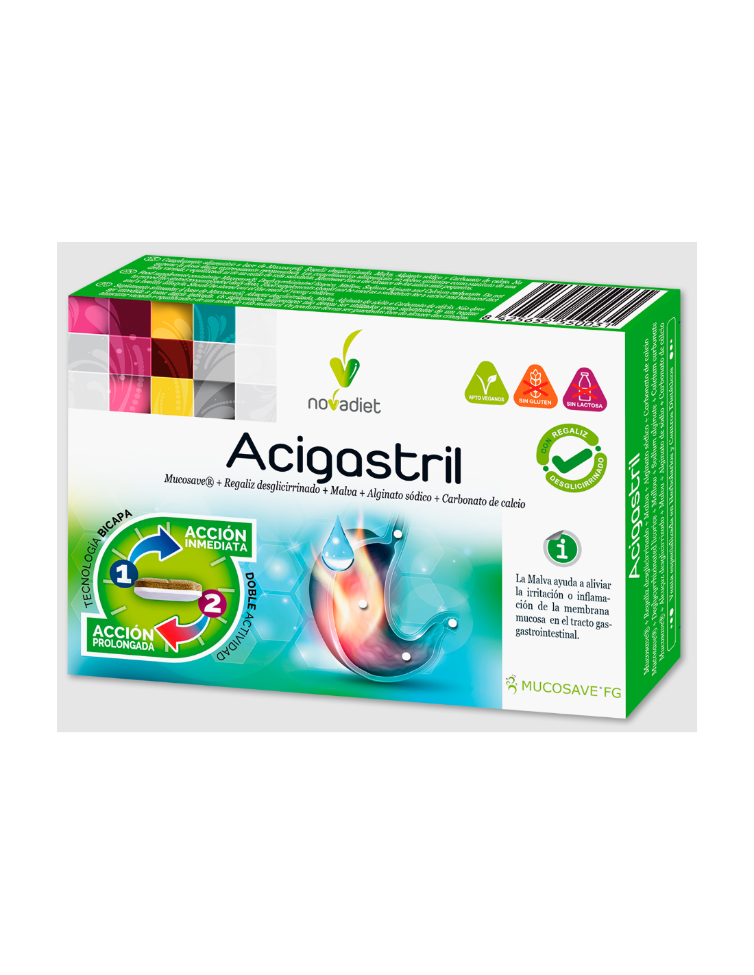 Acigastril Envase de 30 comprimidos. de Novadiet