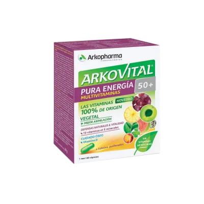 ARKOVITAL PURA ENERGIA MULTIVITAMINAS +50 60CAPS