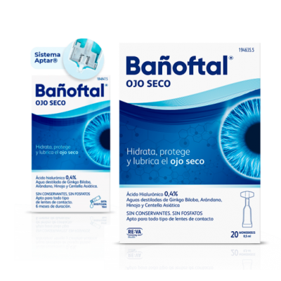 BAÑOFTAL OJO SECO 0.4% - 20 MONODOSIS