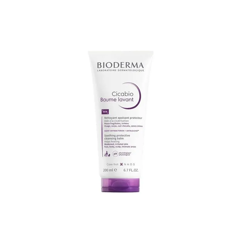 Bioderma Cicabio Baume Lavante Tubo 200 Ml