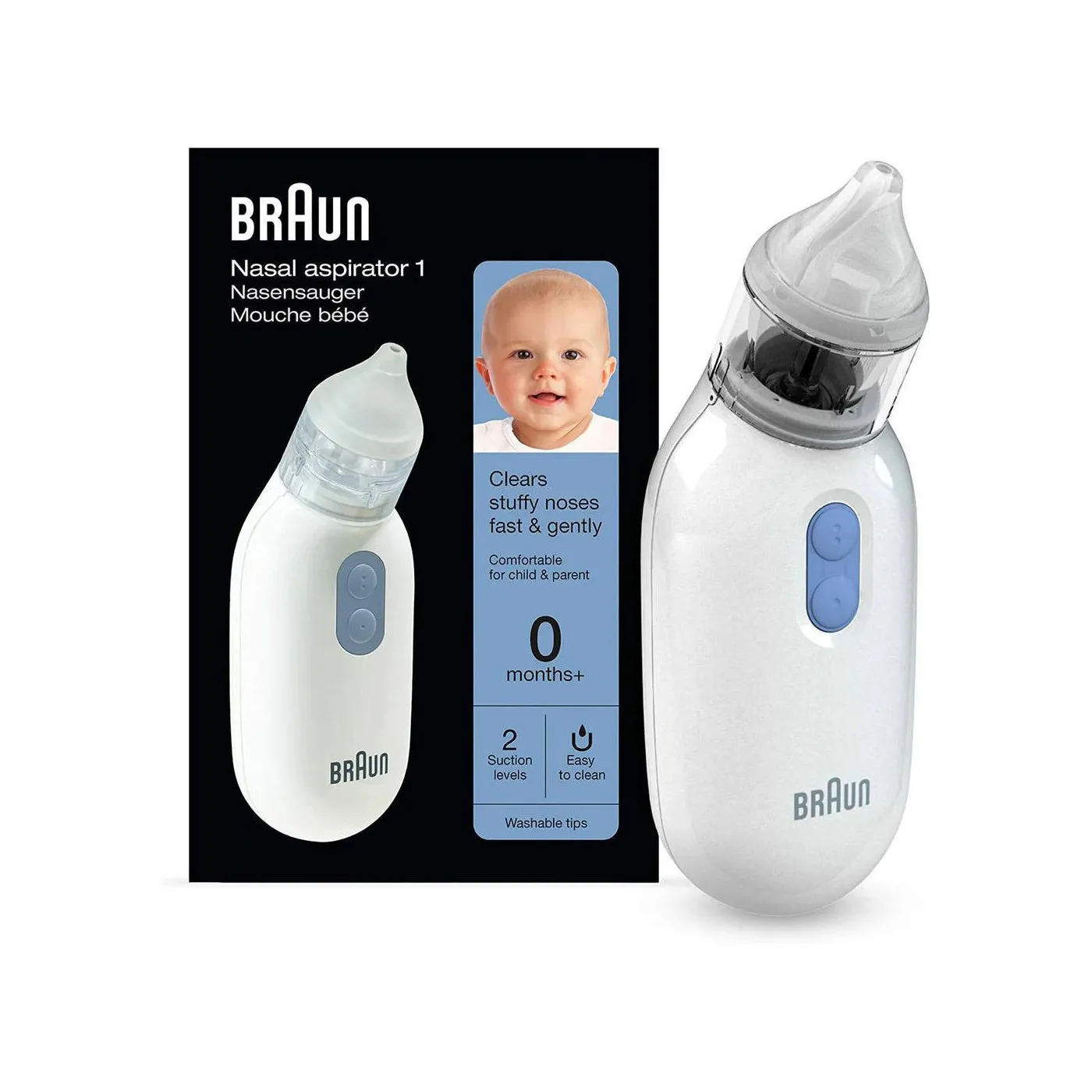 Braun Aspirador Electrico Nasal 1 0+meses