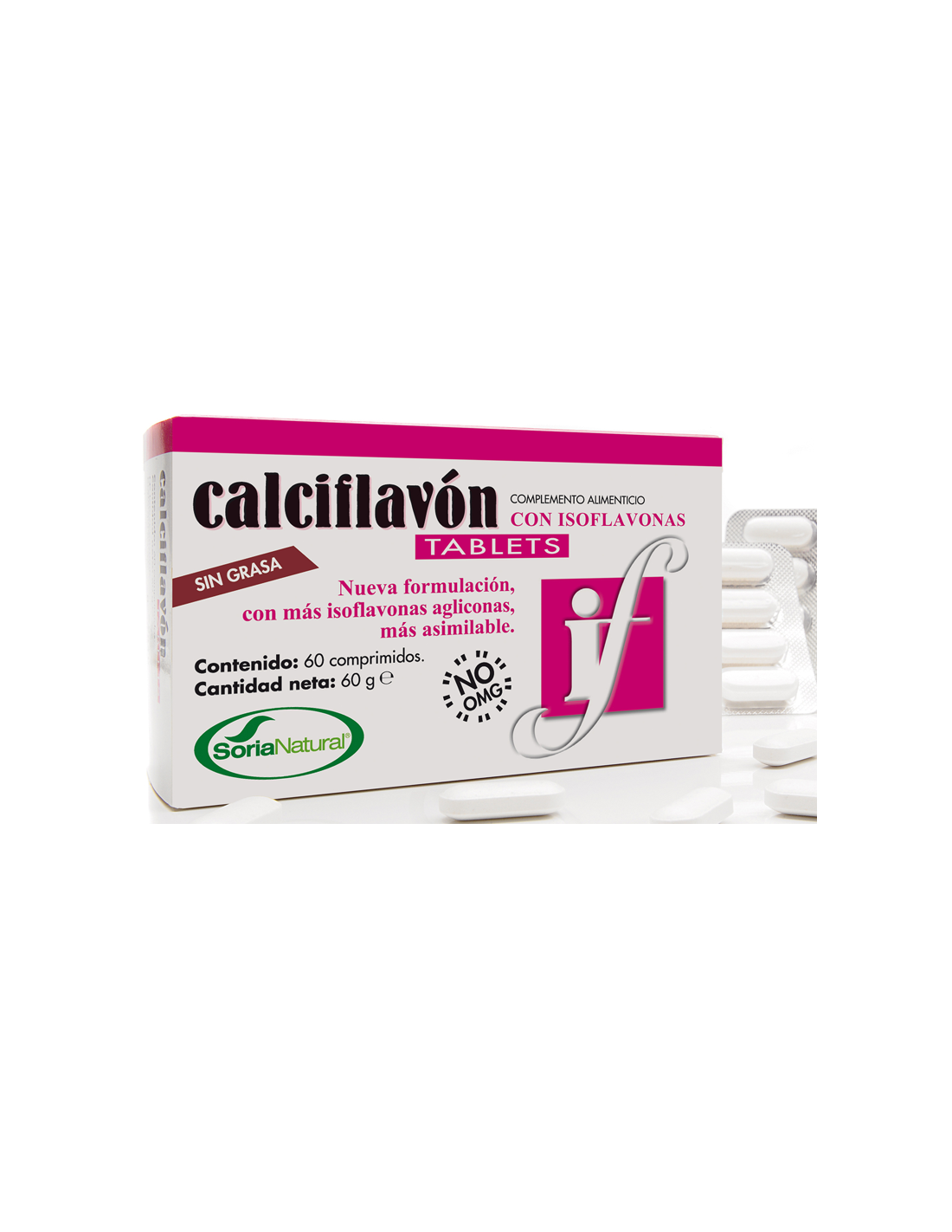 Calciflavon Tablets 60Comp. de Soria Natural