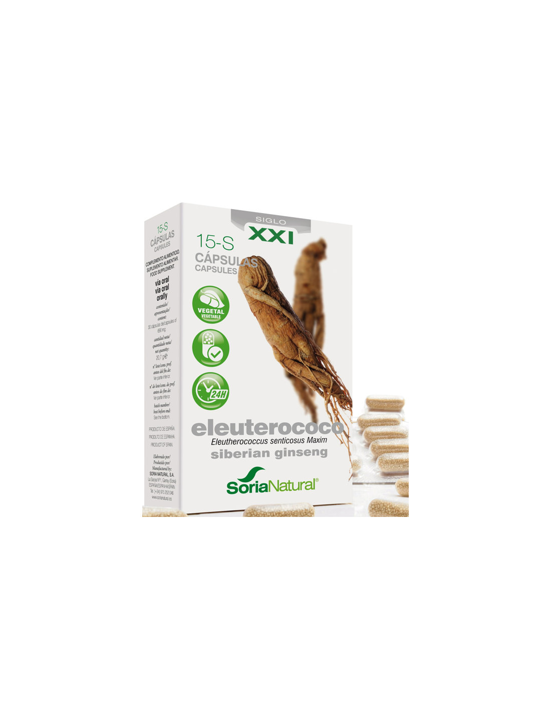Cap.S 15 Eleuterococo Xxi 30Cap. de Soria Natural