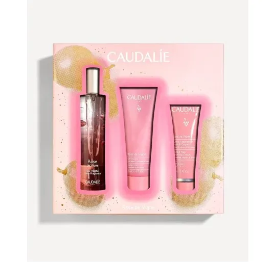CAUDALIE EAU ROSE DE VIGNE + GEL + MANOS