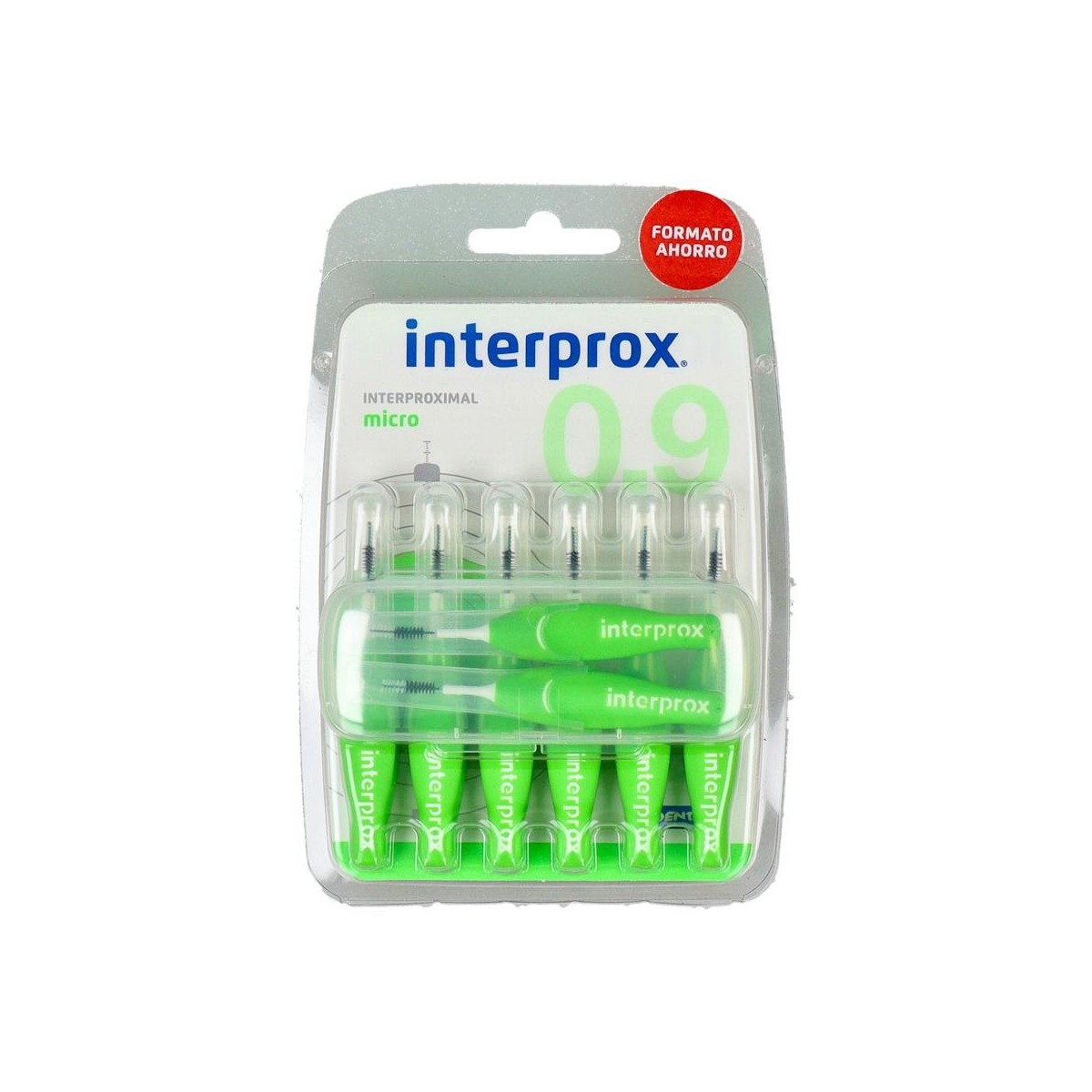 Cepillo Interdental Interprox 4g Micro Recto Turquesa 14 U