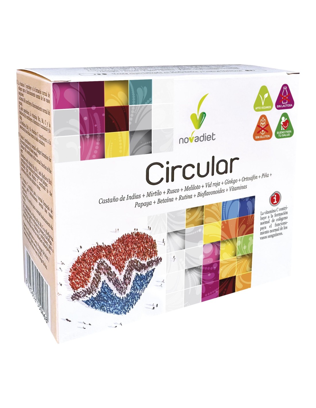 Circular Viales Envase de 20 viales de 10 ml. de Novadiet