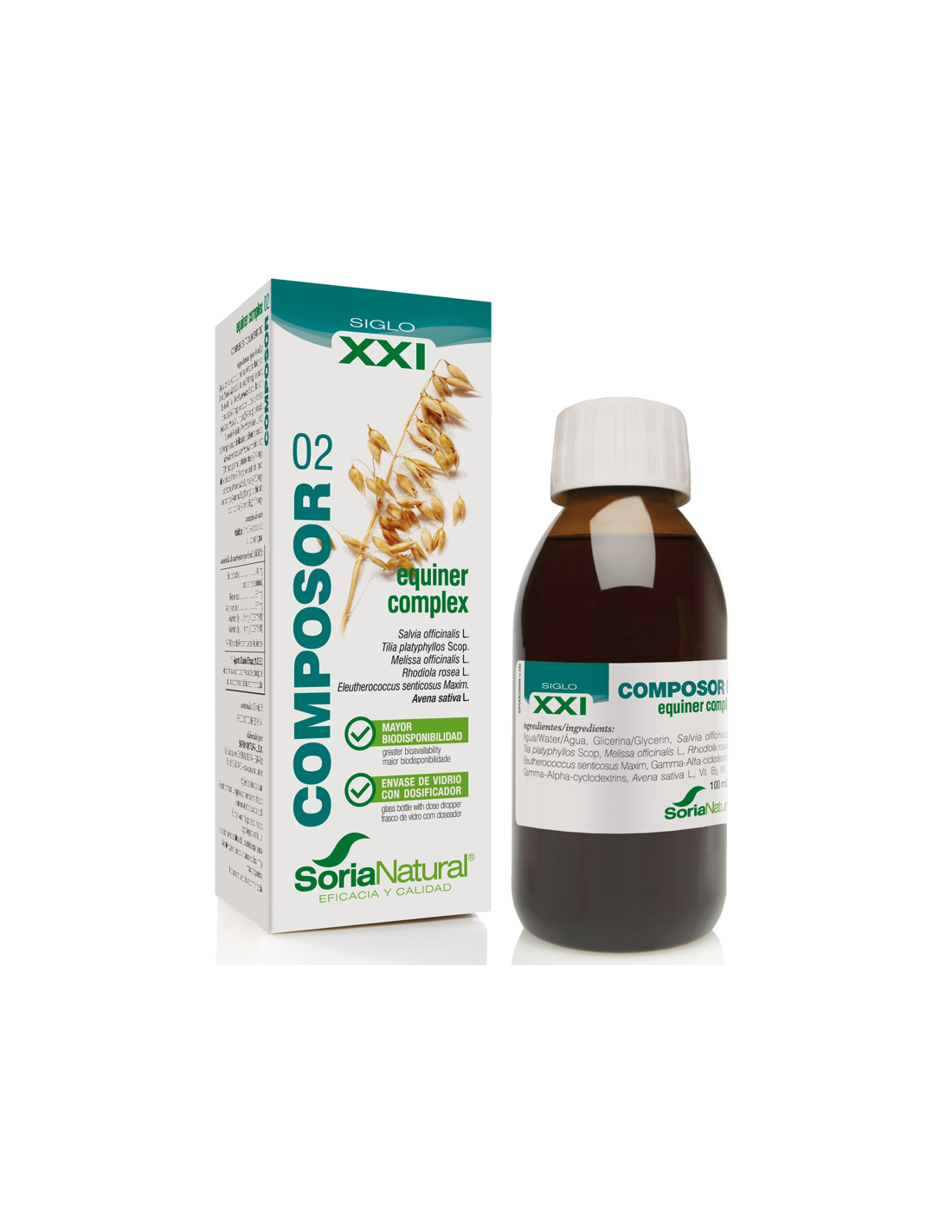 Composor 02 Equiner Complex Xxi 100Ml. de Soria Natural