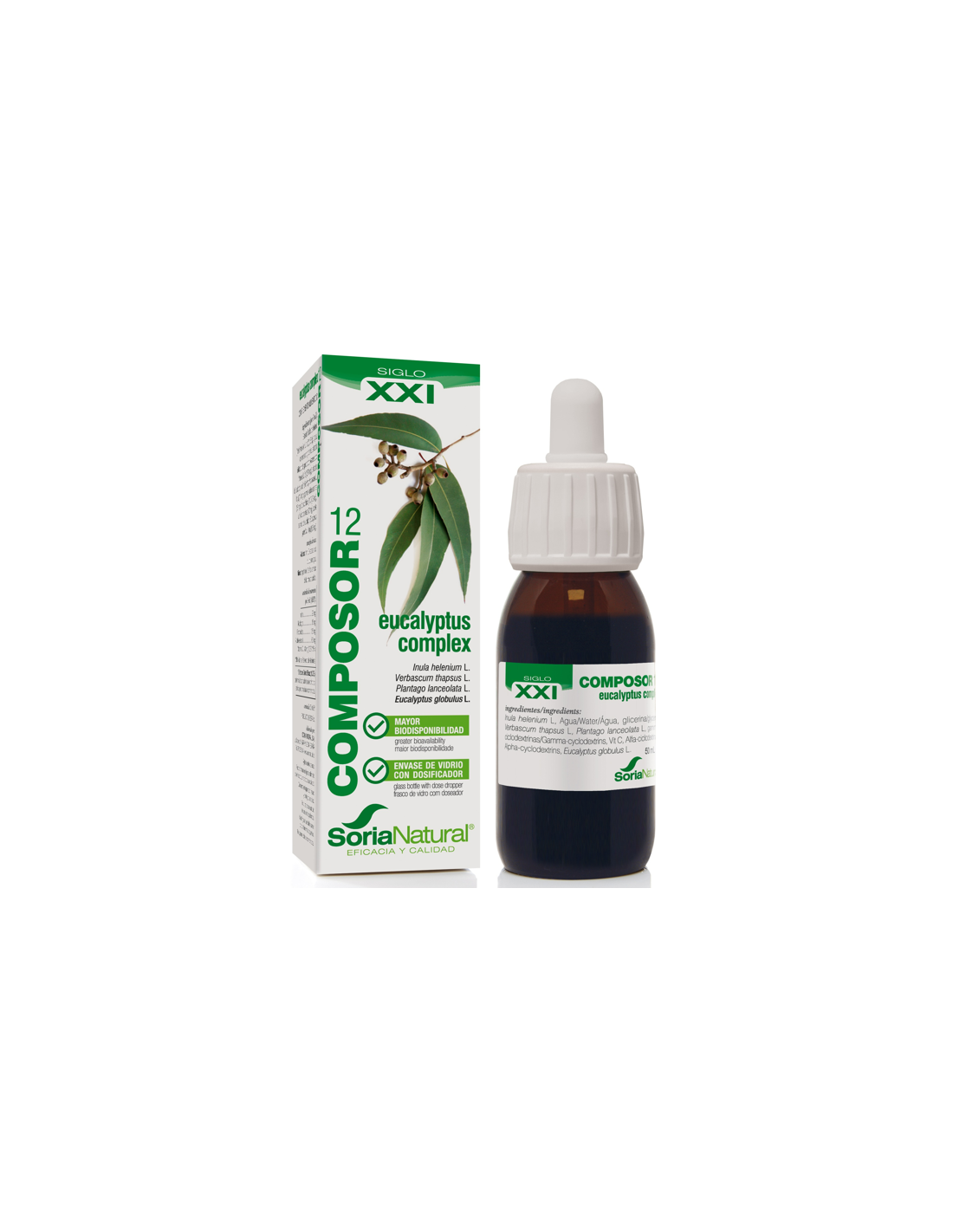 Composor 12 Eucalyptus Complex Xxi 50Ml. de Soria Natural