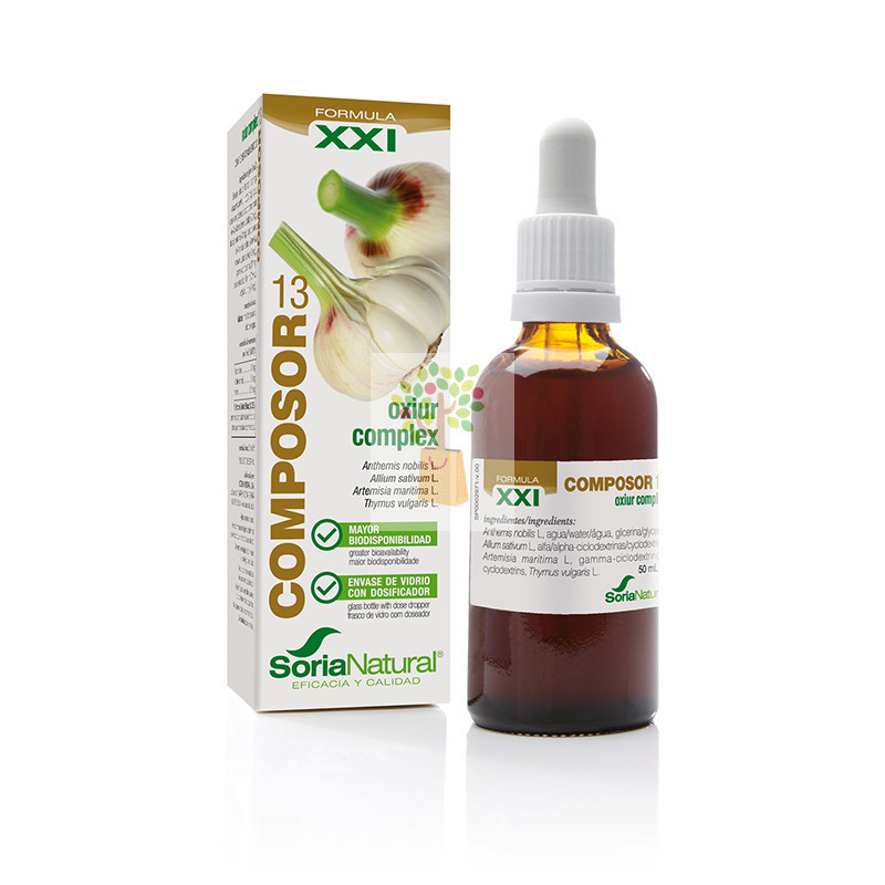 COMPOSOR 13 OXIUR COMPLEX 50Ml. FORMULA XXI SORIA NATURAL