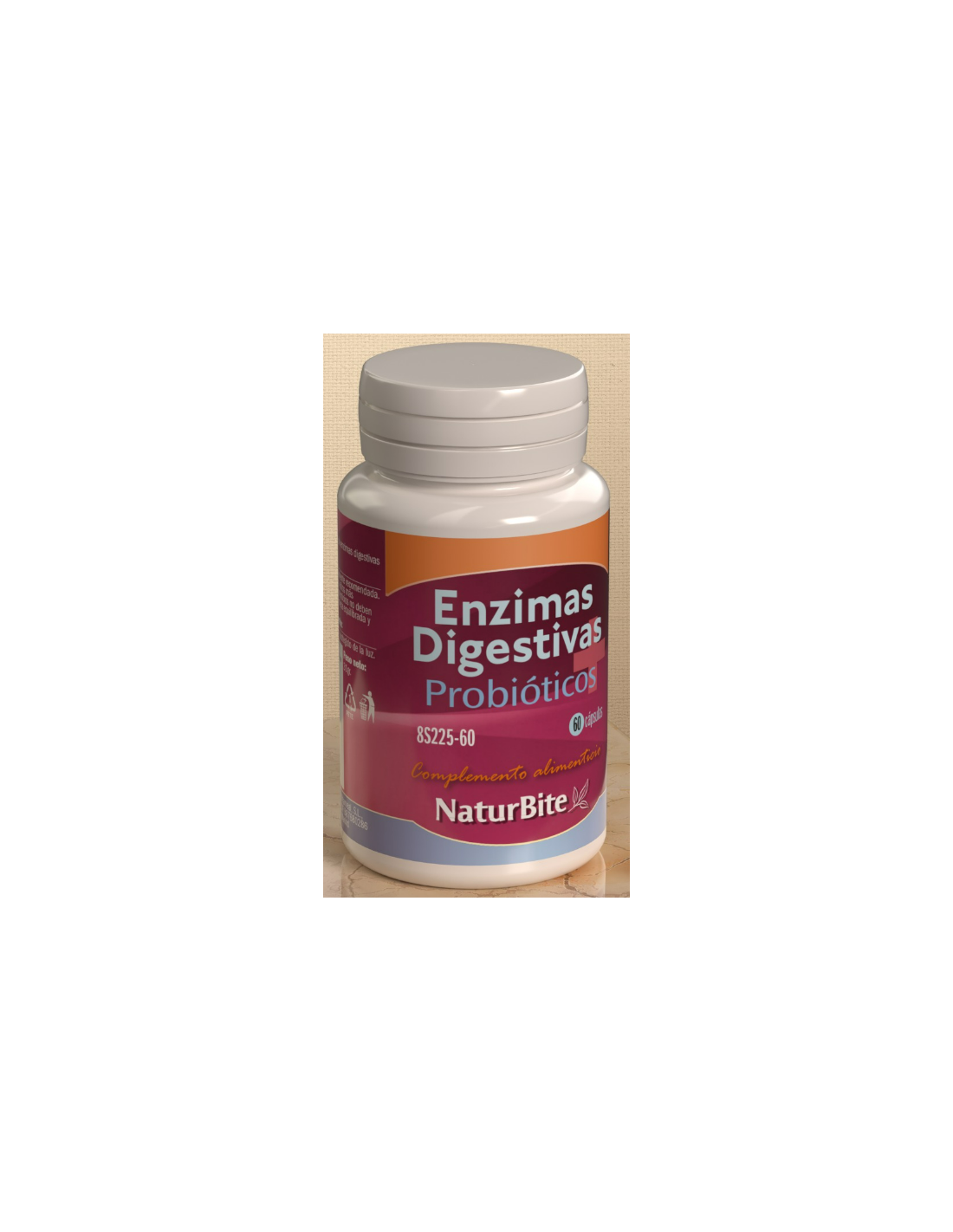 Enzimas Digestivas+Probioticos 60Cap. de Naturbite