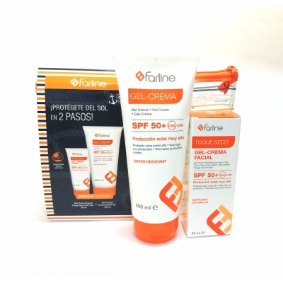 FARLINE NECESER SPF 50+ FACIAL 50ML + CORPORAL 200 ML GEL-CREMA