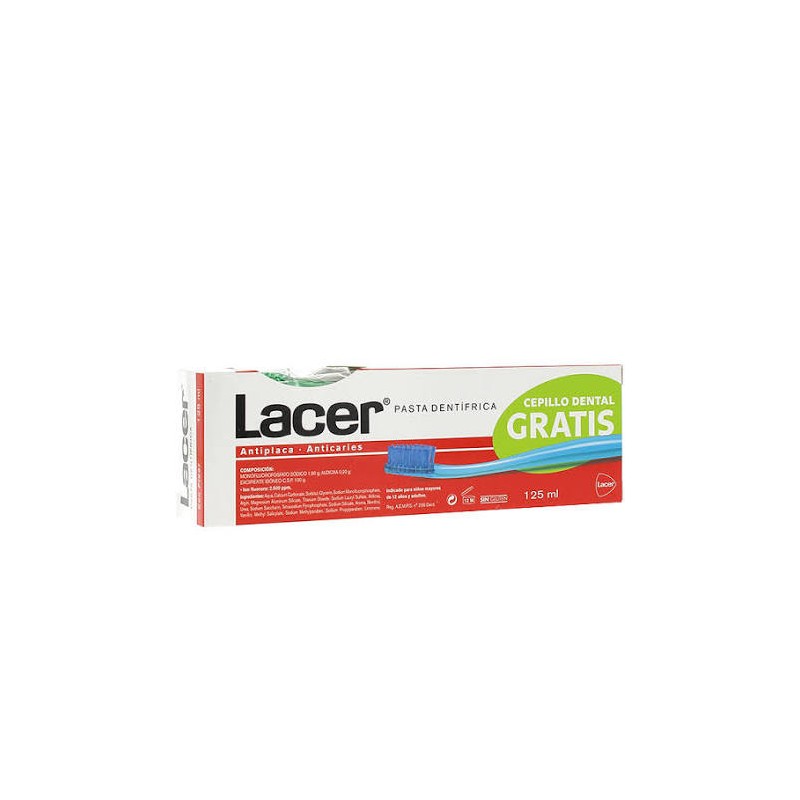 Lacer Pasta Dental 125ml + Cepillo dientes