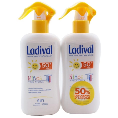 Ladival Pack Niños y Piel Atópica SPF50+ 2x200ml