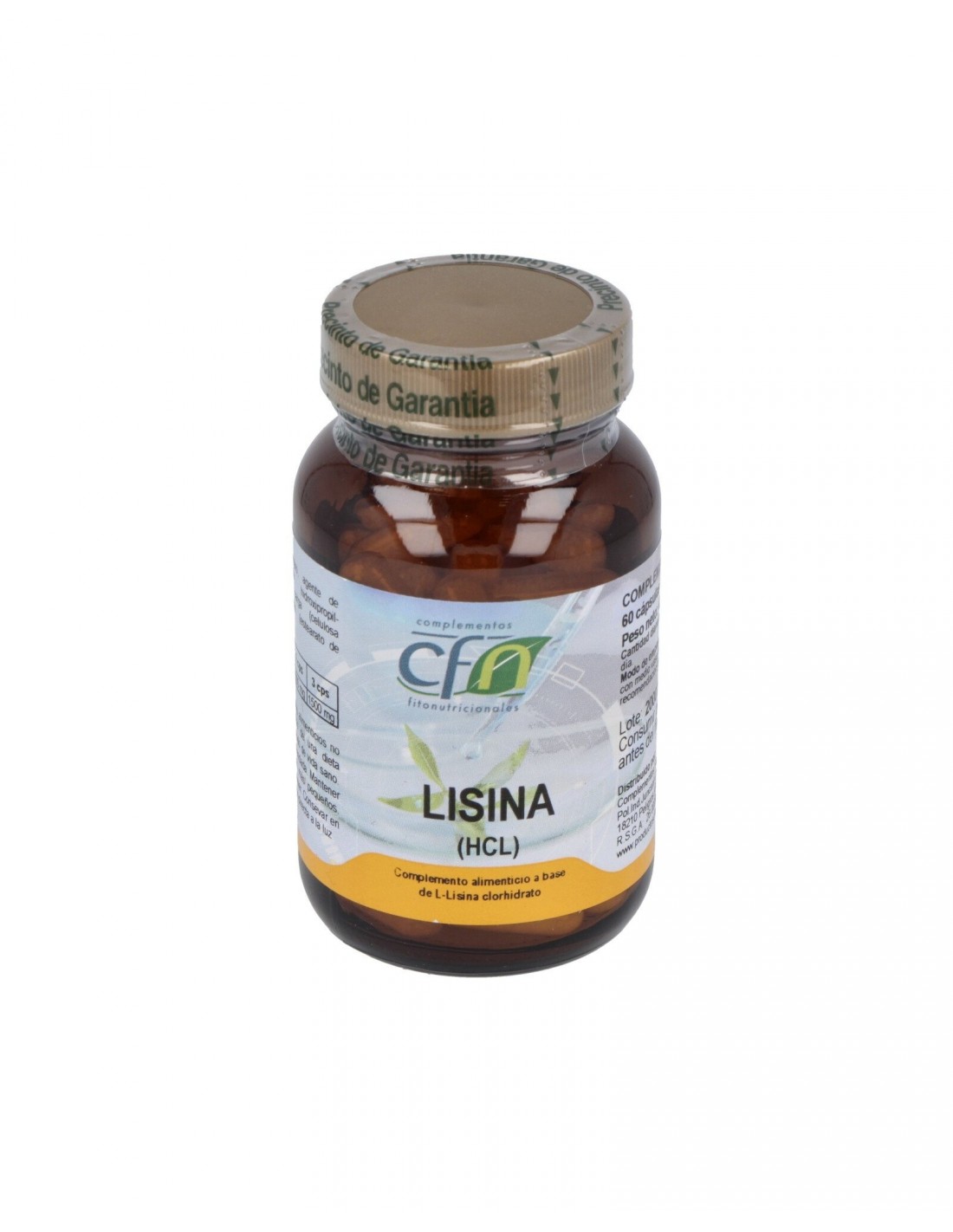 Lisina 500 Mg 60 Caps. de Cfn