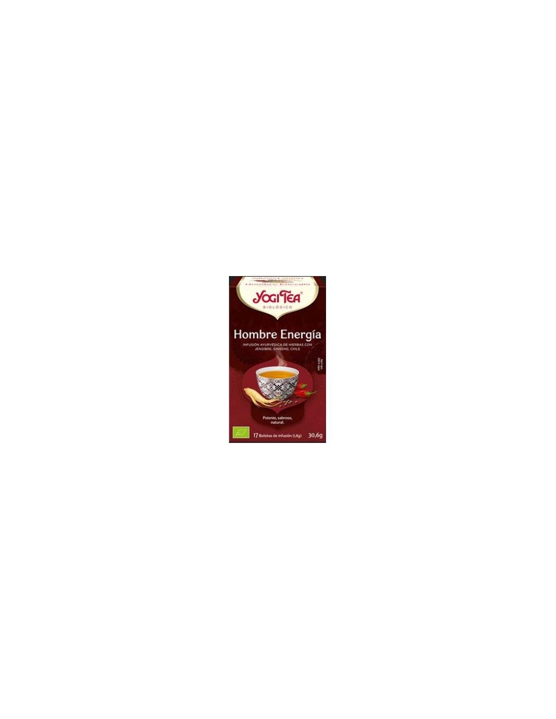 Men´S Energy Yogi Tea 17 Bags 17 X 1,8 G de Yogi Tea