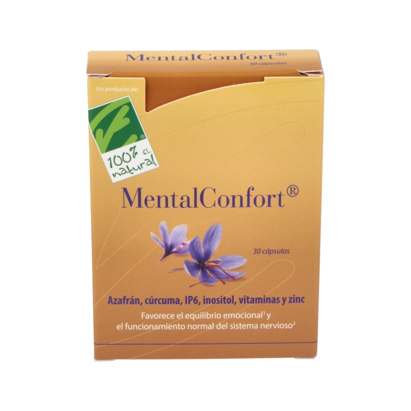 100% NATURAL MENTALCONFORT 30 CAPSULAS