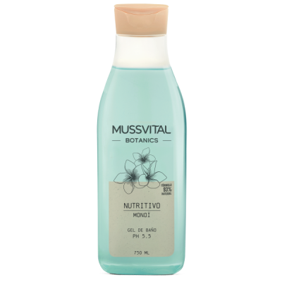 MUSSVITAL BOTANICS GEL DE BAÑO MONOI 1 ENVASE 750 ML