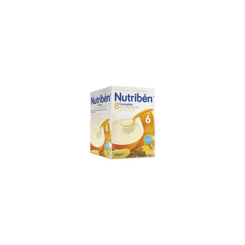 Nutriben 600g 8 cereales con un toque de miel +6meses