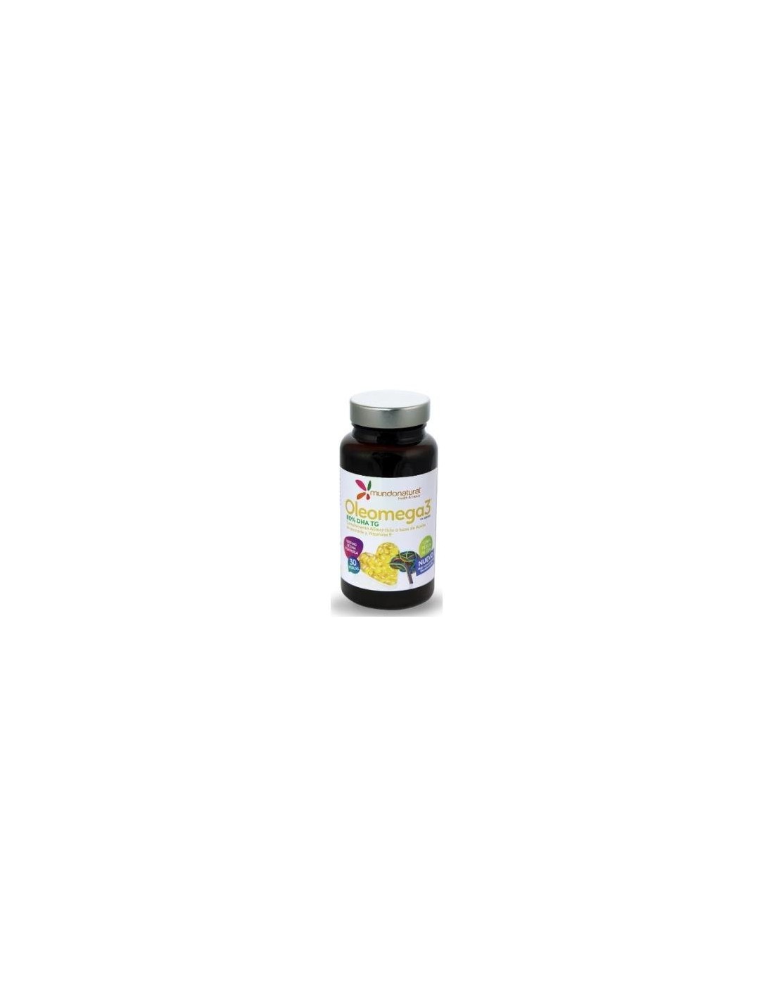 Oleomega 3 80% Dha 30Cap. de Mundonatural