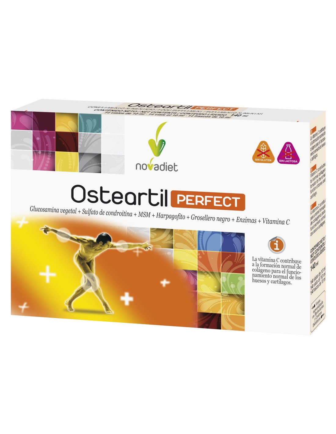 Pack 3x2 Osteartil Perfect Envase de 14 viales de 10 ml. de Novadiet