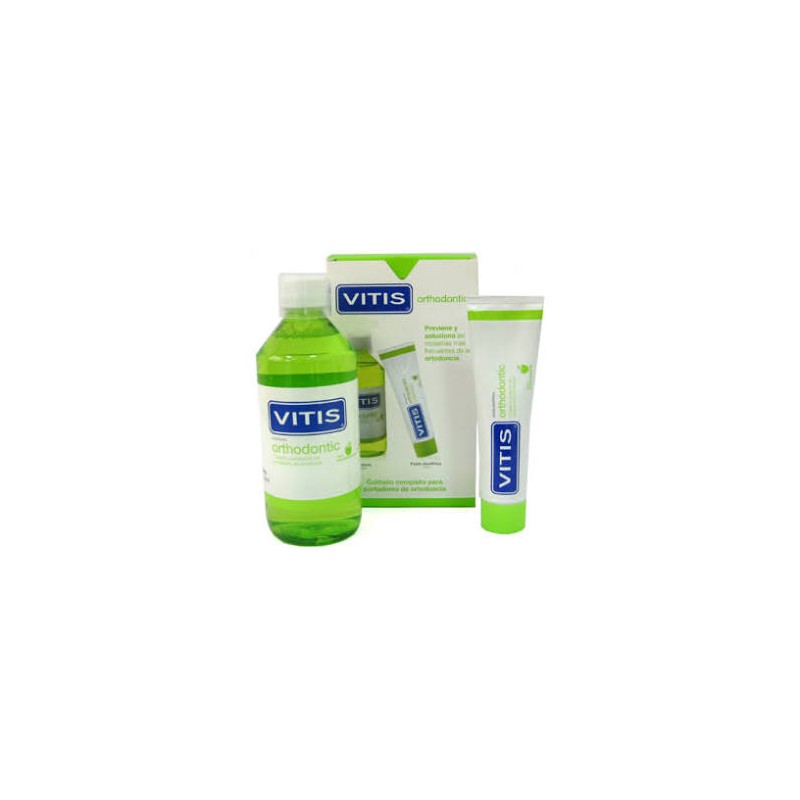 Pack Vitis Ortho Pasta 100ML + Colutorio 500ML