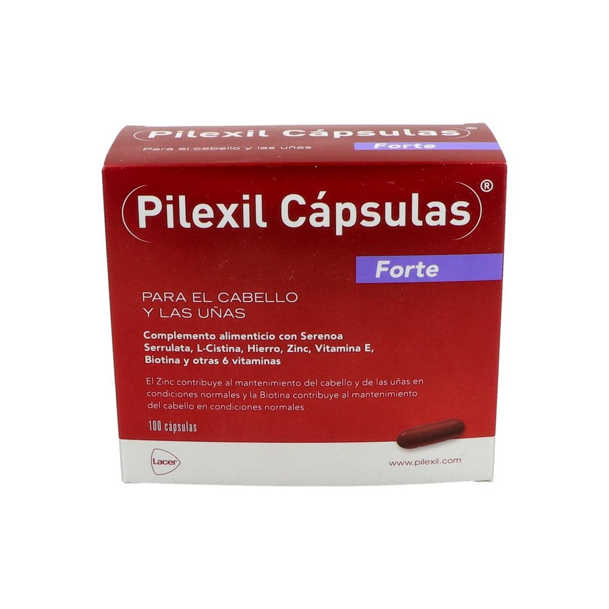 Pilexil Forte Cabello Y Uñas 100 Capsulas