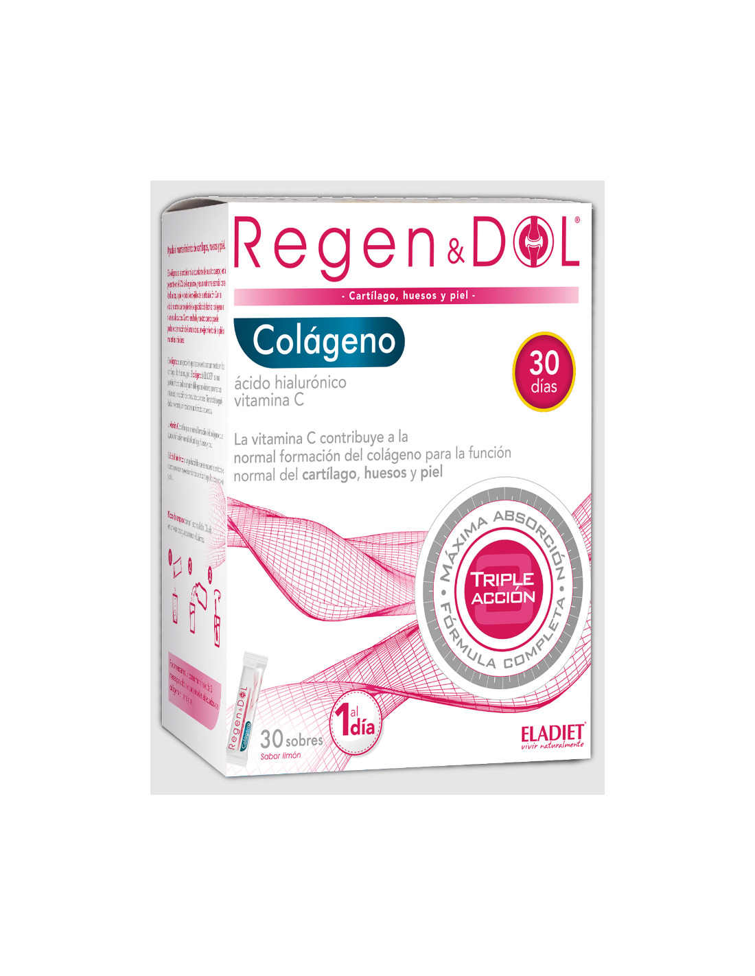 Regen & Dol Colageno Sabor Limon 30Sbrs. de Eladiet