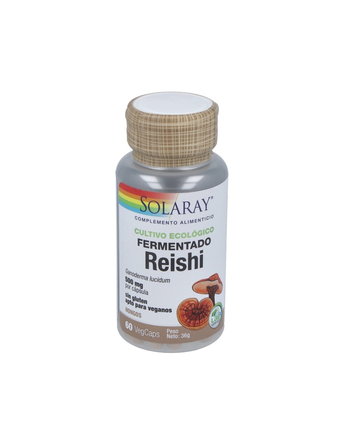 Reishi 500Mg. 60Cap.Veg de Solaray