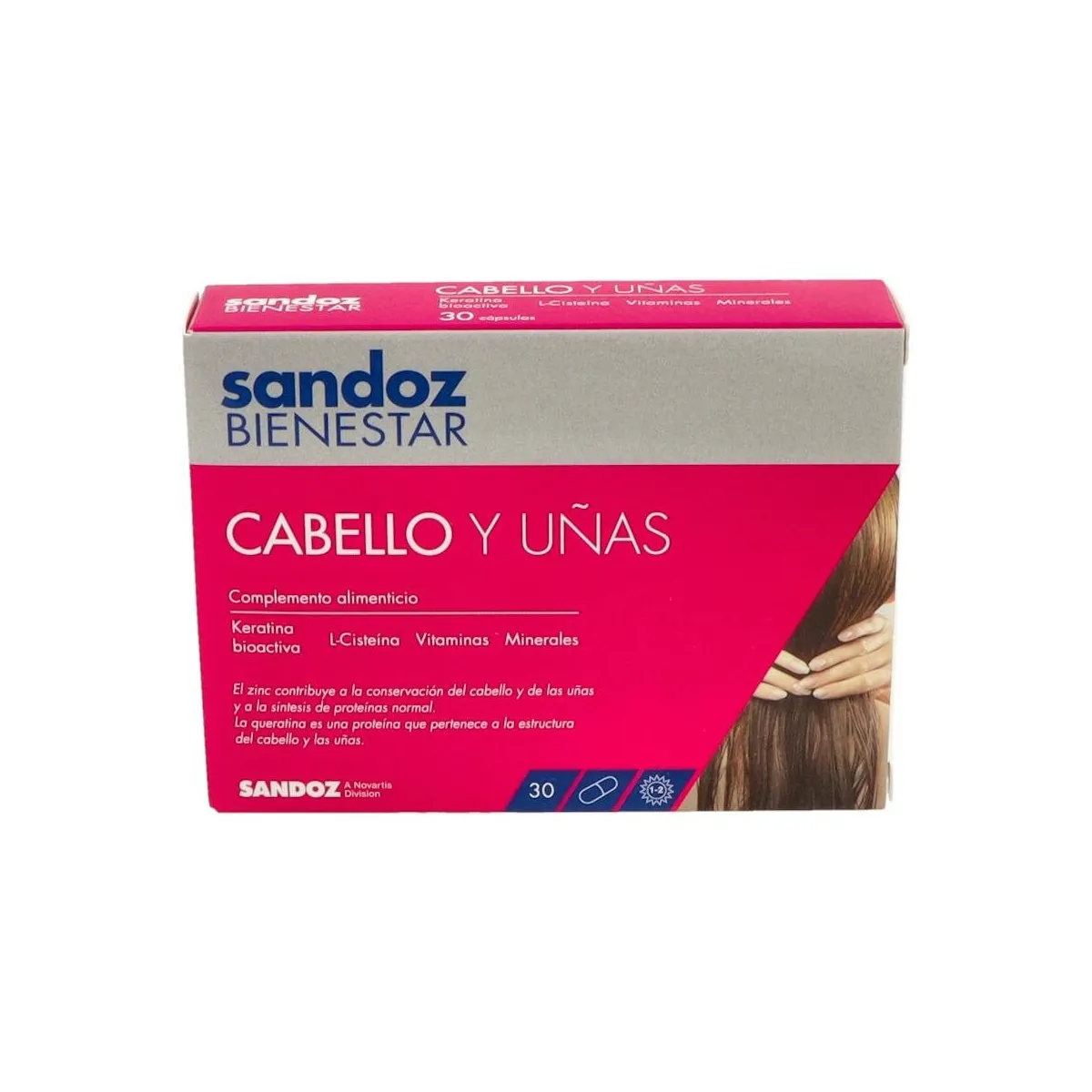 Sandoz Bienestar Cabello Y Uñas 30 Caps