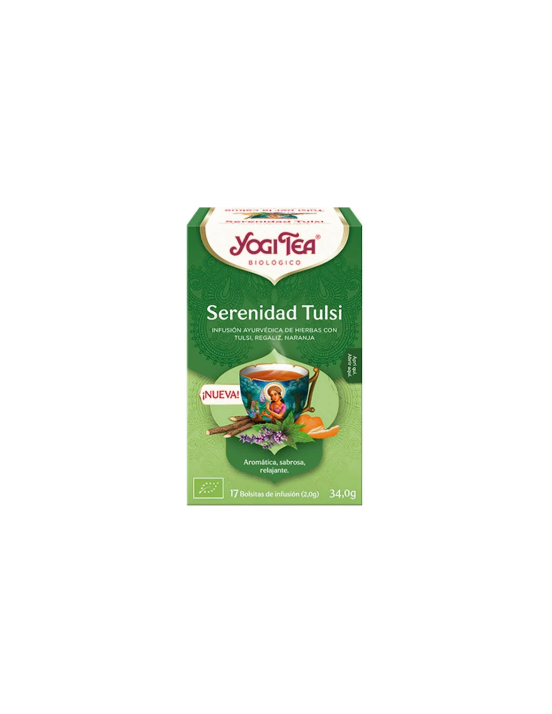 Serenidad Tulsi Yogi Tea 17 X 1,8 G de Yogi Tea