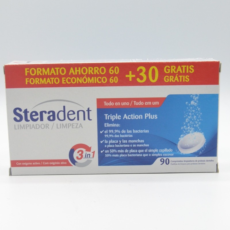 STERADENT TRIPLE ACC 60+30 GRATIS.