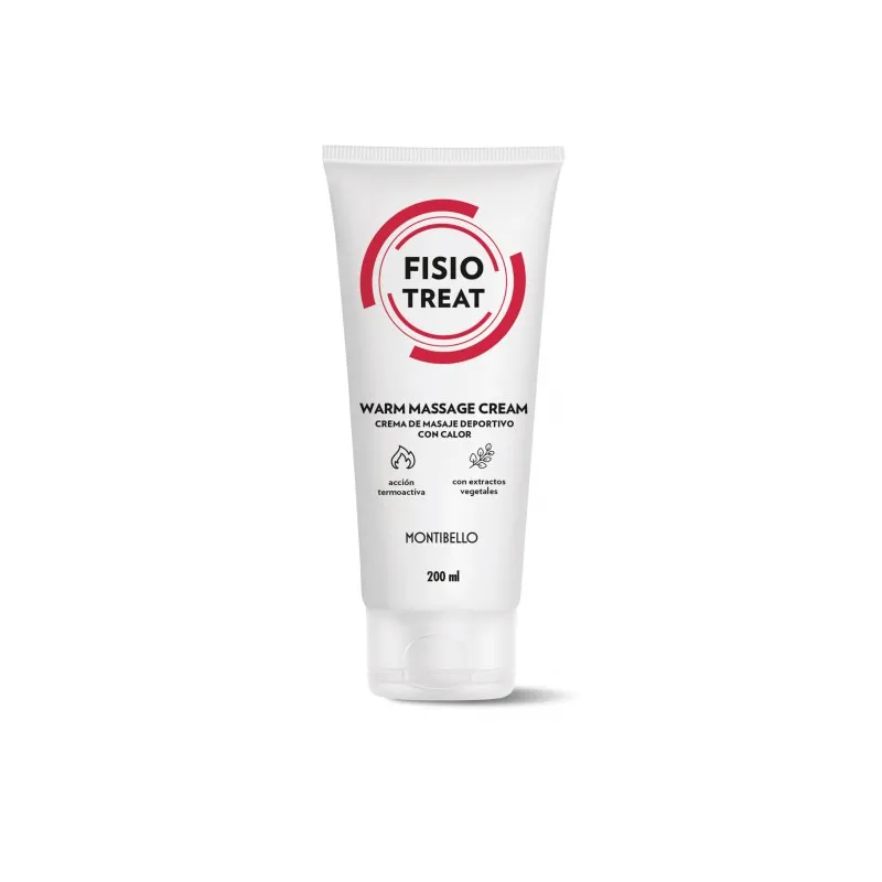 Warm Massage Cream 200ml FisioTreat Montibello