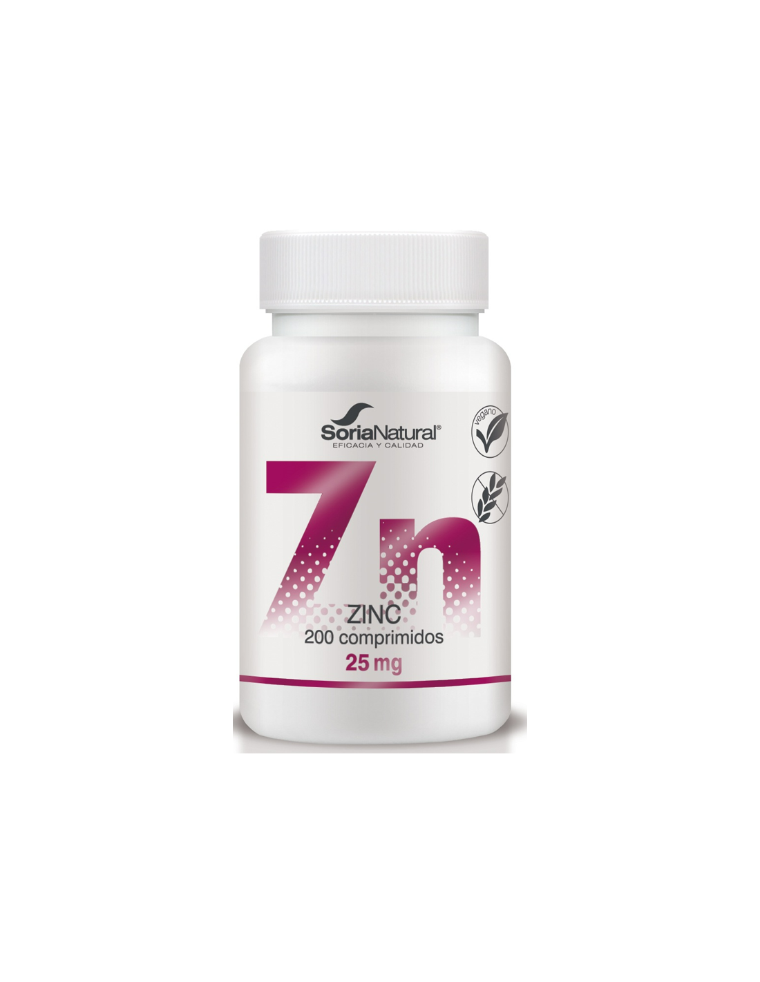 Zinc Liberacion Sostenida 200Comp. de Soria Natural